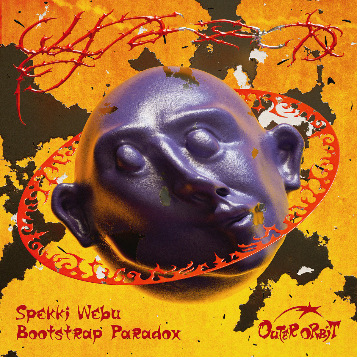 Cover art for Spekki Webu's Bootstrap Paradox, the debut release on Outer Orbit Records.