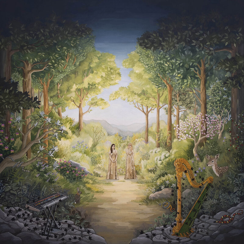 Cover art for Tragic Magic by Julianna Barwick and Mary Lattimore, released on InFiné.